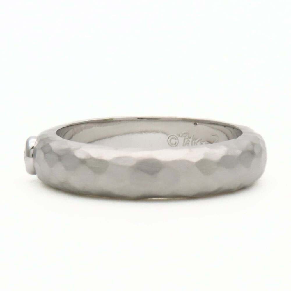 TIFFANY 18k Silver Diamond Ring - Picture 4 of 13